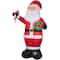 12ft. Airblown® Inflatable Santa with Gift & Candy Cane